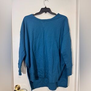 Terra & Sky Teal Knit Top